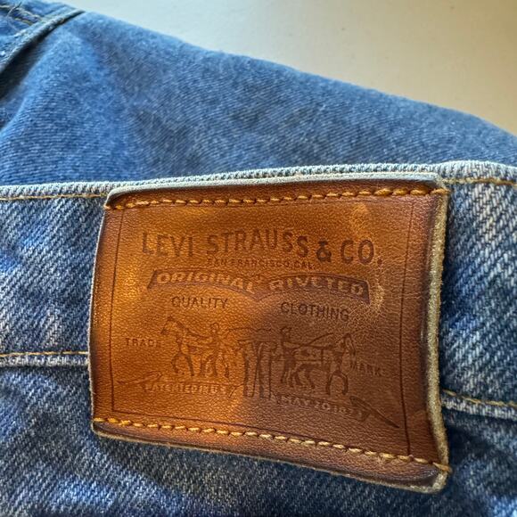 Vtg 80s 90s Levi's 549 Relaxed Fit Jeans W42 L32 Acid Wash Stone Wash USA Made - Picture 8 of 12
